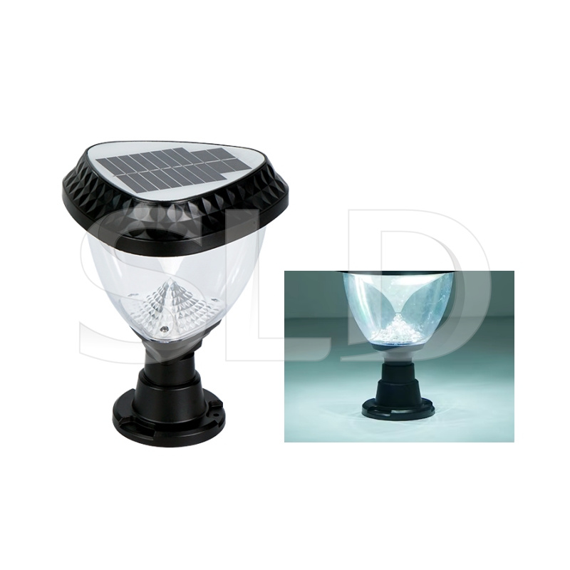Solar Gate Column Lights